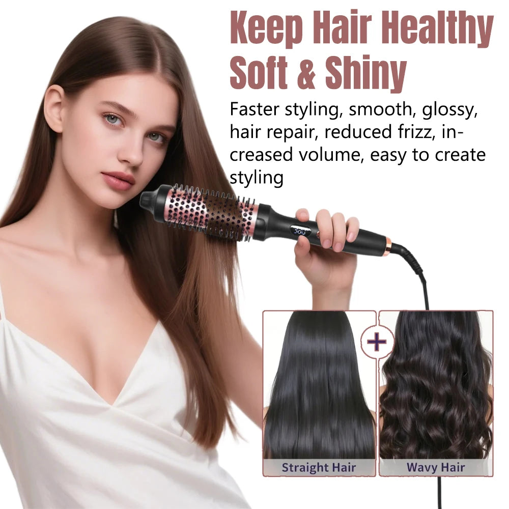 GlossyWave™ 2-in-1 Hair Styling Brush