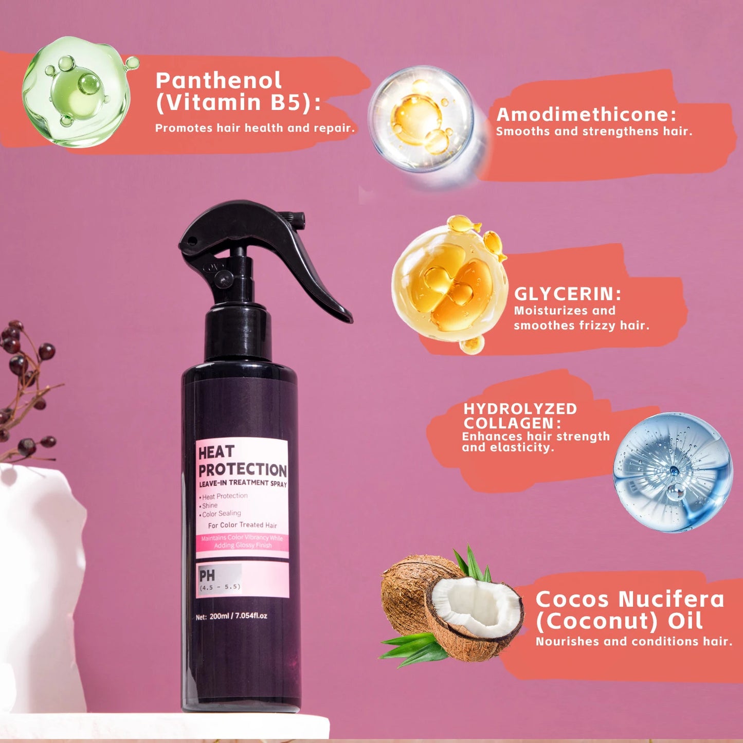 Heat Protection Spray